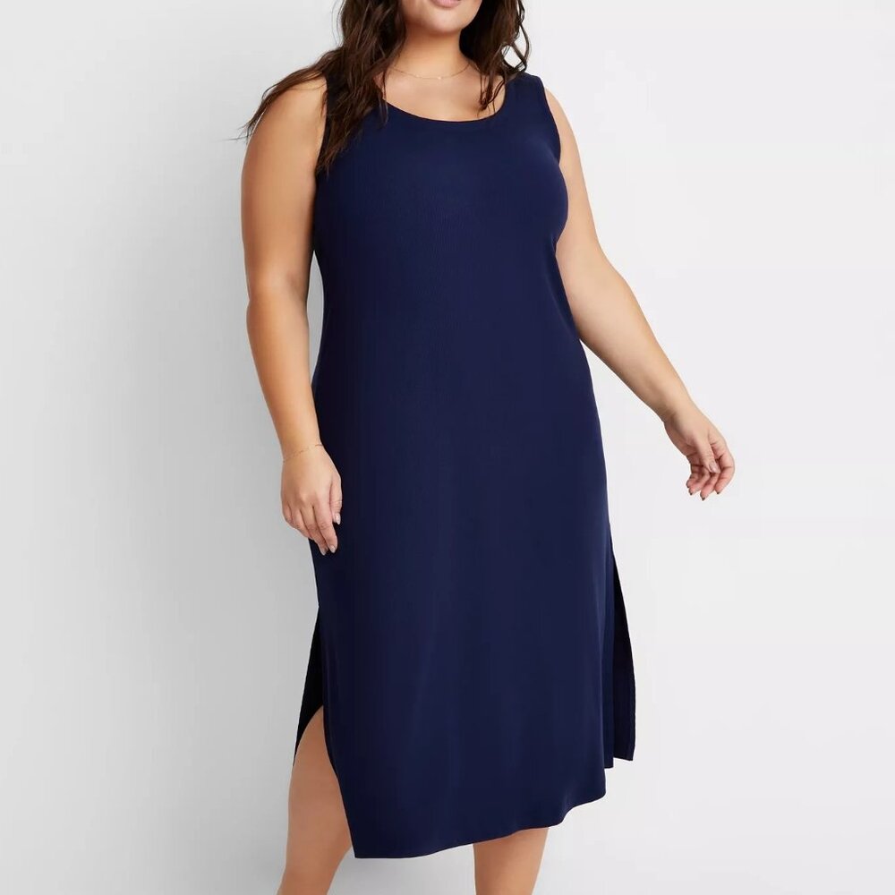 State of Day Ribbed Modal Blend Tank Nightgown NWT